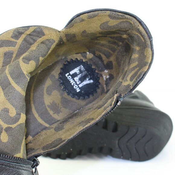 Fly London Leather Wedge Bootie Womens (EU 37/US 6.5) - Picture 10 of 10